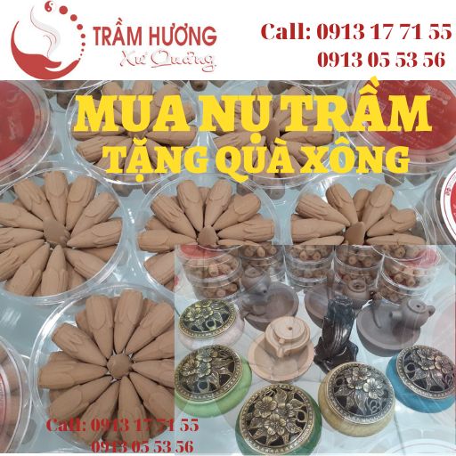 Nụ trầm hương tặng thác khói