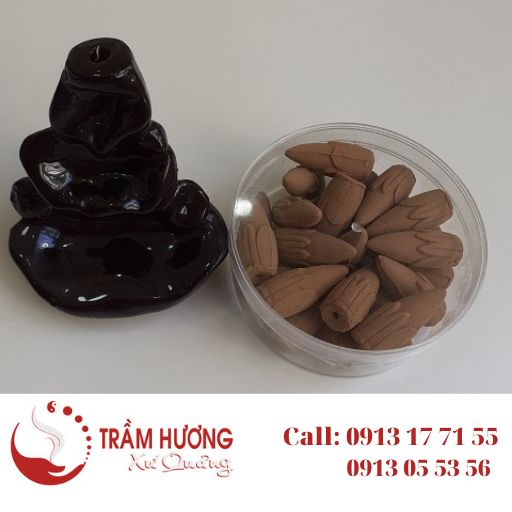 nụ trầm hương hình búp sen thác khói