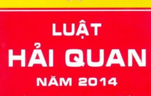 luật hải quan số 54/2014/QH13