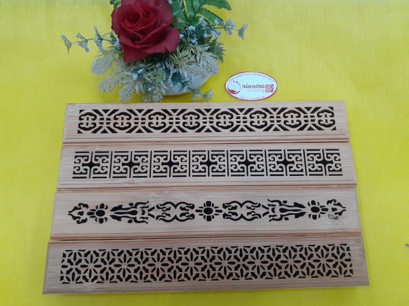 đế đốt trầm hương - khay đốt trầm bằng tre