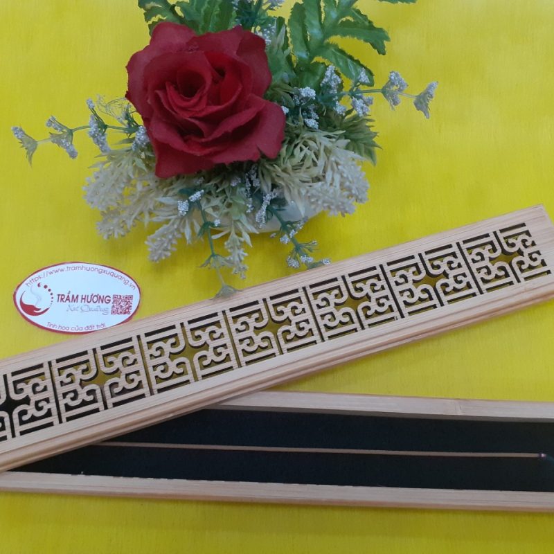 đế đốt trầm hương - khay đốt trầm bằng tre