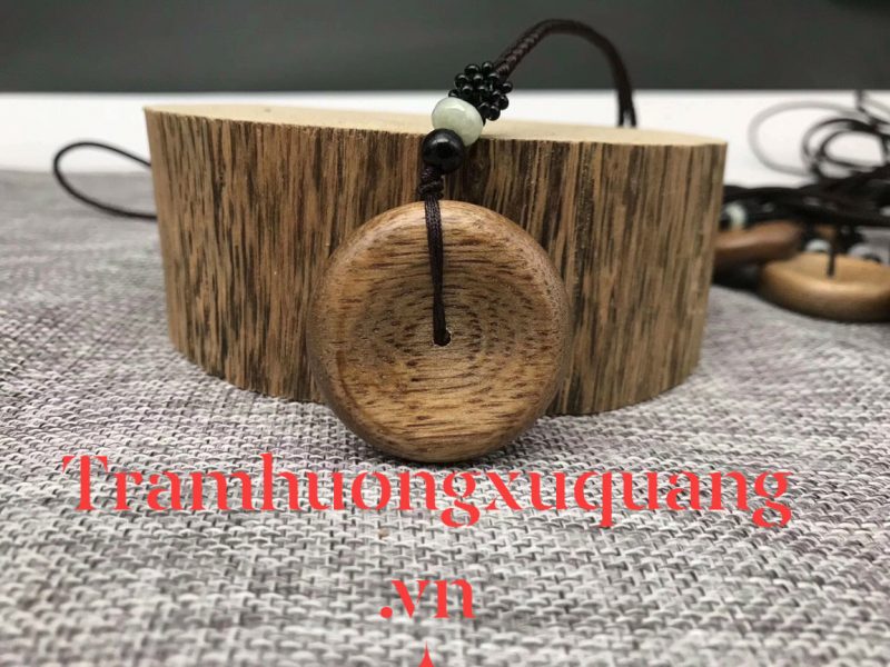dây chuyền trầm hương loại dây đeo bình an-Dây chuyền đôi