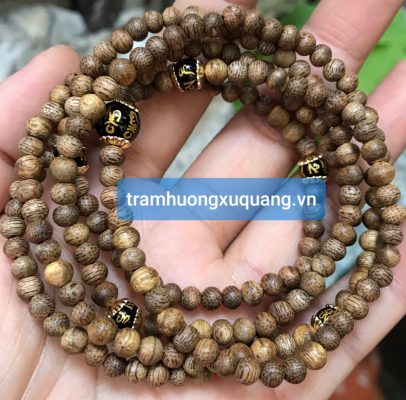 Vòng tay phong thủy mệnh Thuỷ hoặc Vòng tay phong thủy mệnh Mộc - Vòng tay trầm hương 216hạt