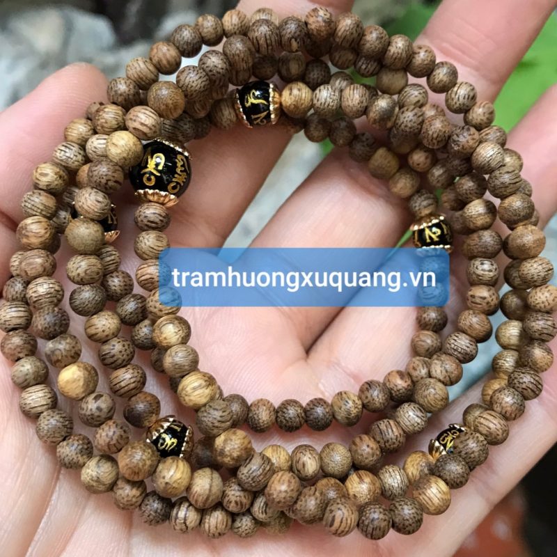 Vòng tay phong thủy mệnh thủy hoặc Vòng tay phong thủy mệnh Mộc - Vòng tay trầm hương 216hạt