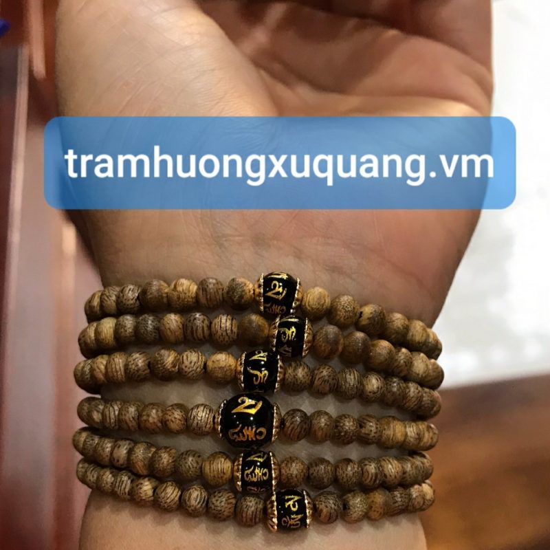 Vòng tay phong thủy mệnh Thuỷ hoặc Vòng tay phong thủy mệnh Mộc - Vòng tay trầm hương 216hạt