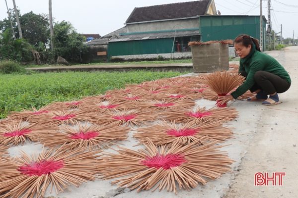 làng nghề làm hương Báo Ân, Hà Tĩnh