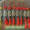 Trầm hương treo xe phong thuỷ hình Phật bình an
