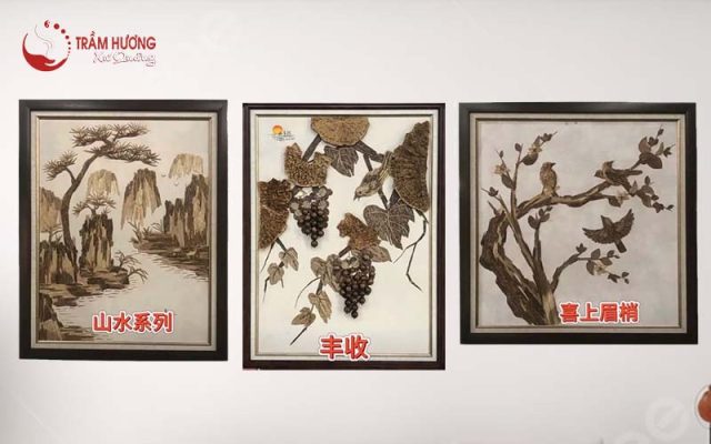Tranh trầm hương - Quà tặng phong thủy độc đáo